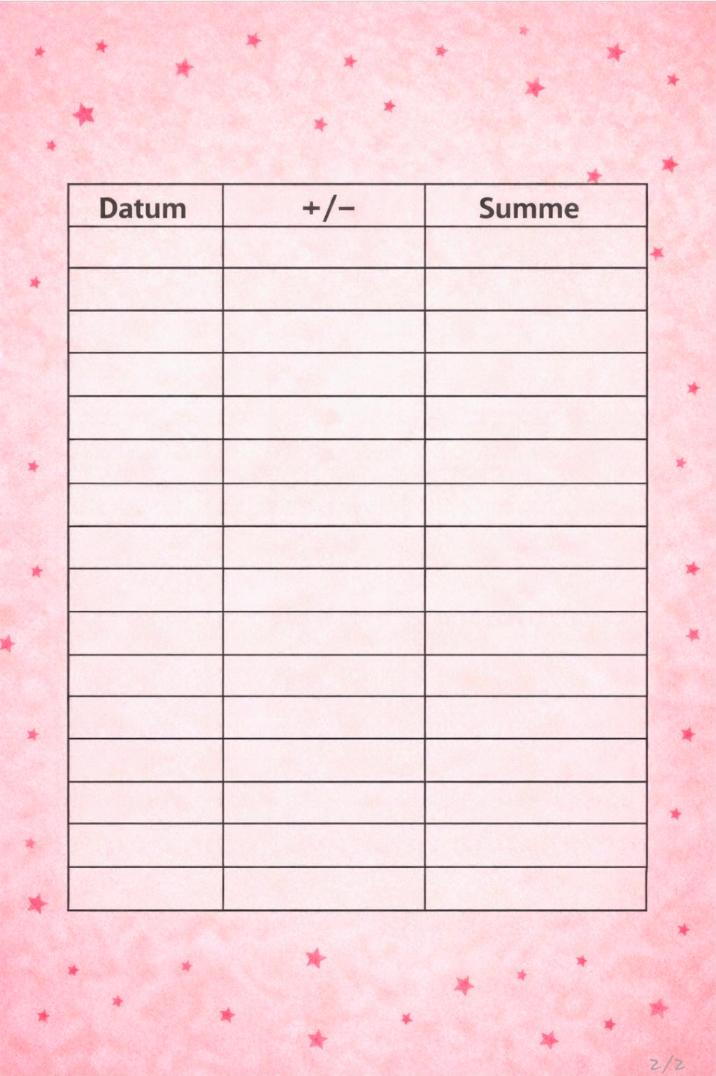 10€ Challenge Bunt