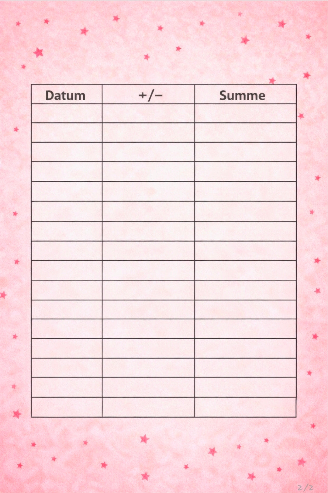 10€ Challenge Bunt