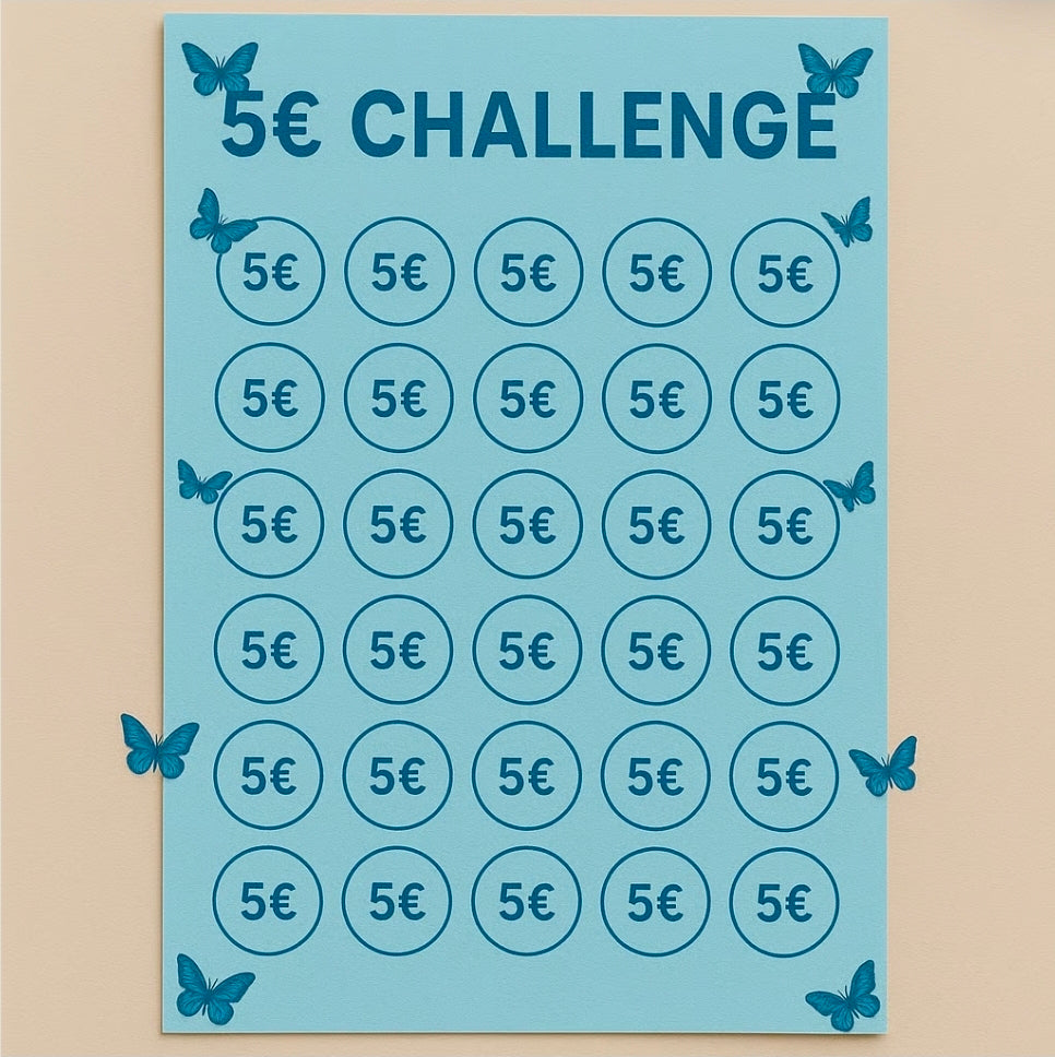 5€ Challenge Blau