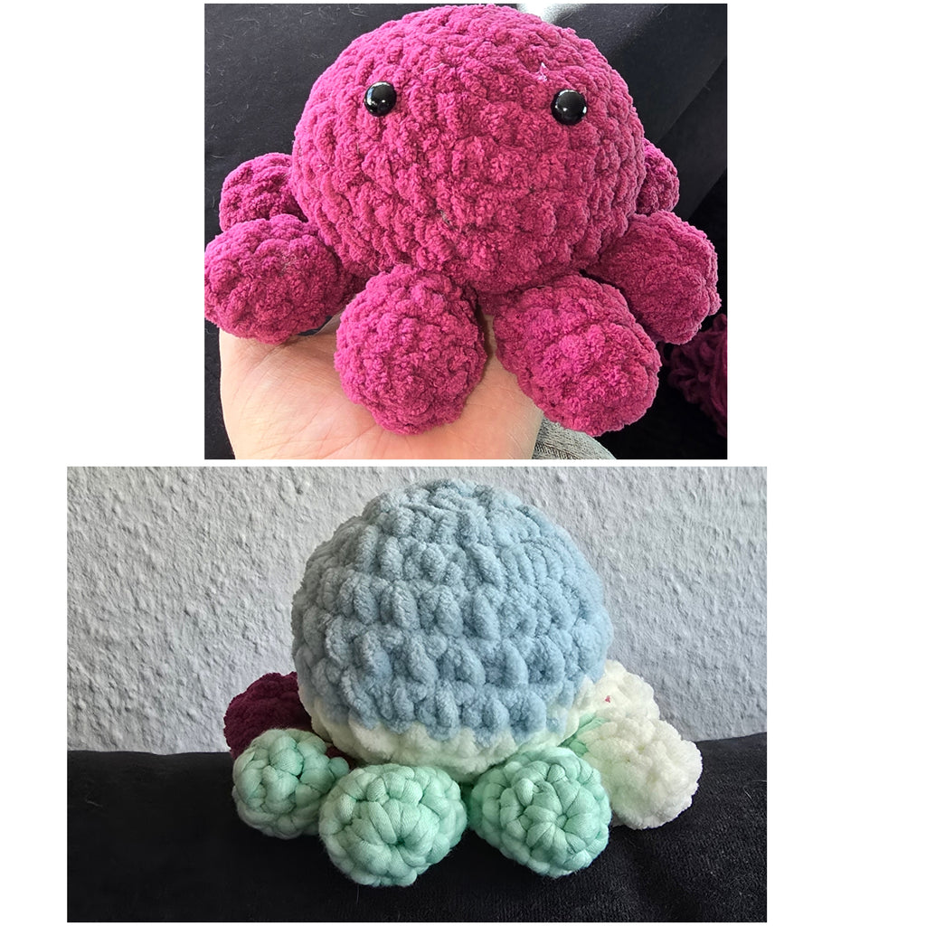 Gehäkelter Oktopus Groß Variante 2